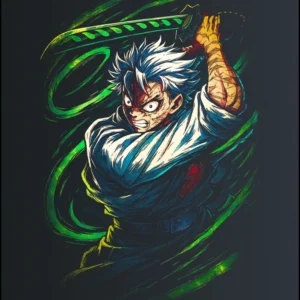 Sanemi Shinazugawa – Demon Slayer – majica sa štampom