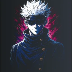 Satoru Gojo 3 – Jujutsu Kaisen – majica sa štampom