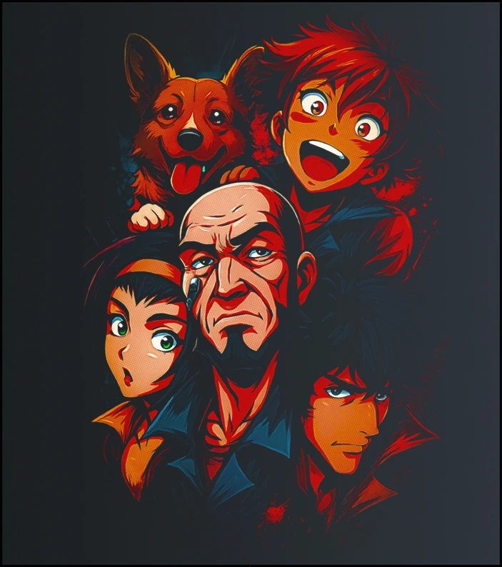 Cowboy Bebop – majica sa štampom