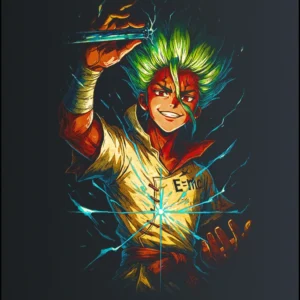 Senku Ishigami – Dr.Stone – majica sa štampom