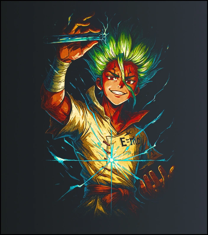 Senku Ishigami – Dr.Stone – majica sa štampom