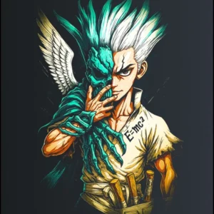 Senku Ishigami 2 – Dr.Stone – majica sa štampom