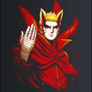 Naruto Uzumaki Baryon mode – majica sa štampom