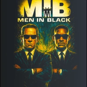 Men in Black – majica sa štampom