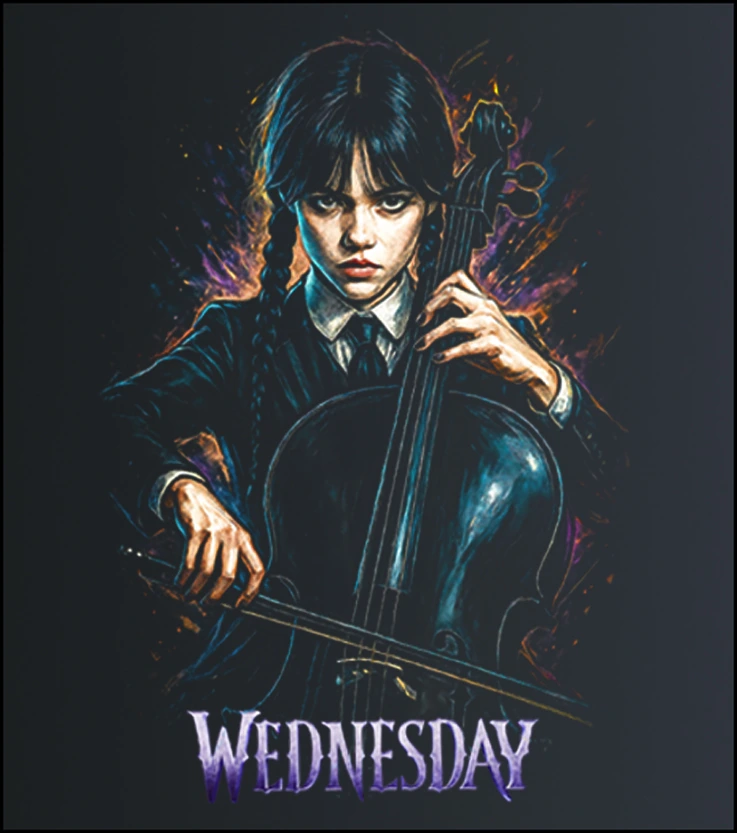 Wednesday – majica sa štampom