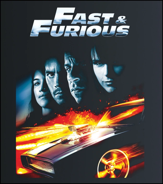 Fast & Furious – majica sa štampom