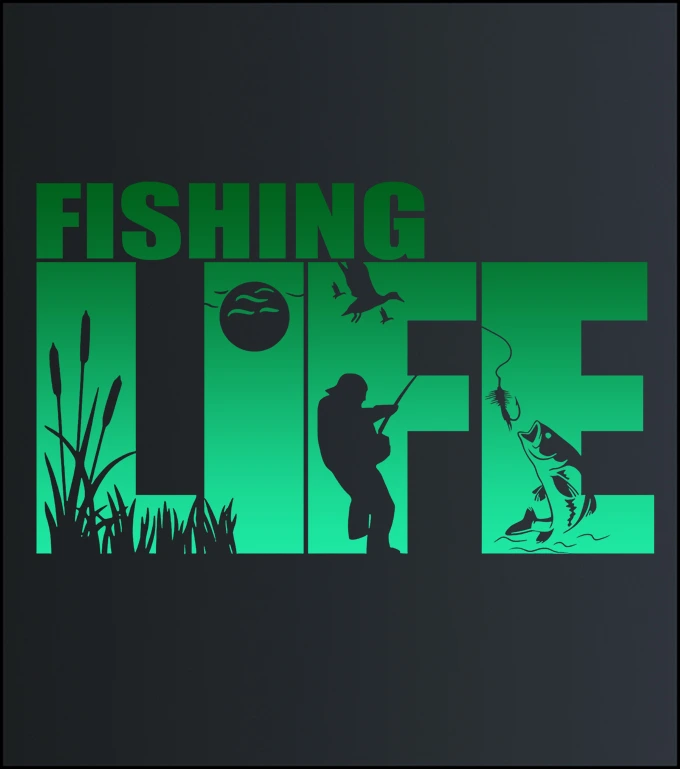 Fishing Life – majica sa štampom