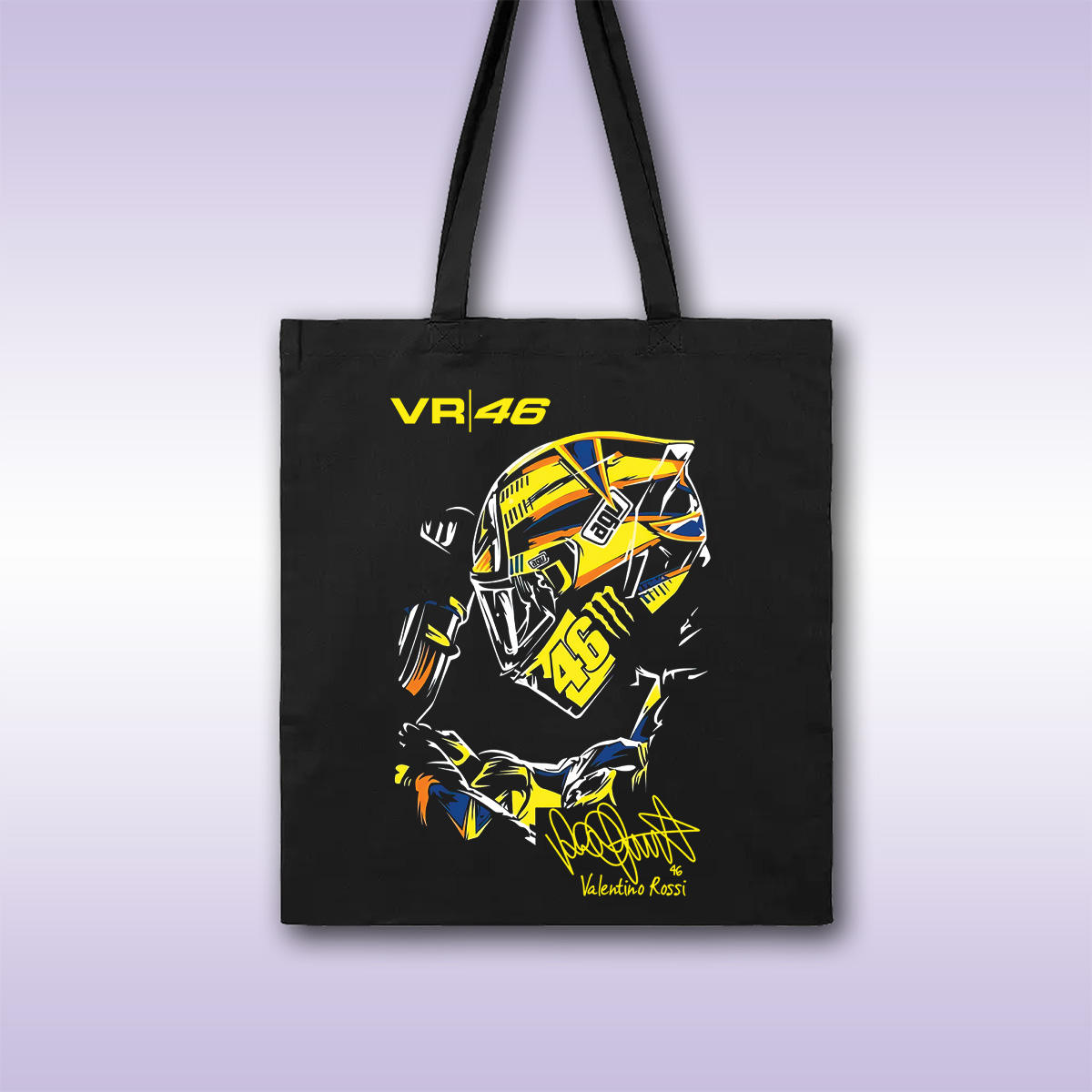 Valentino Rossi VR 46 – crni ceger sa štampom