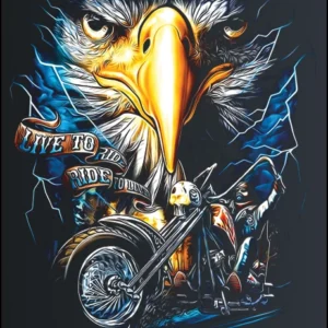Live To Ride – majica sa štampom