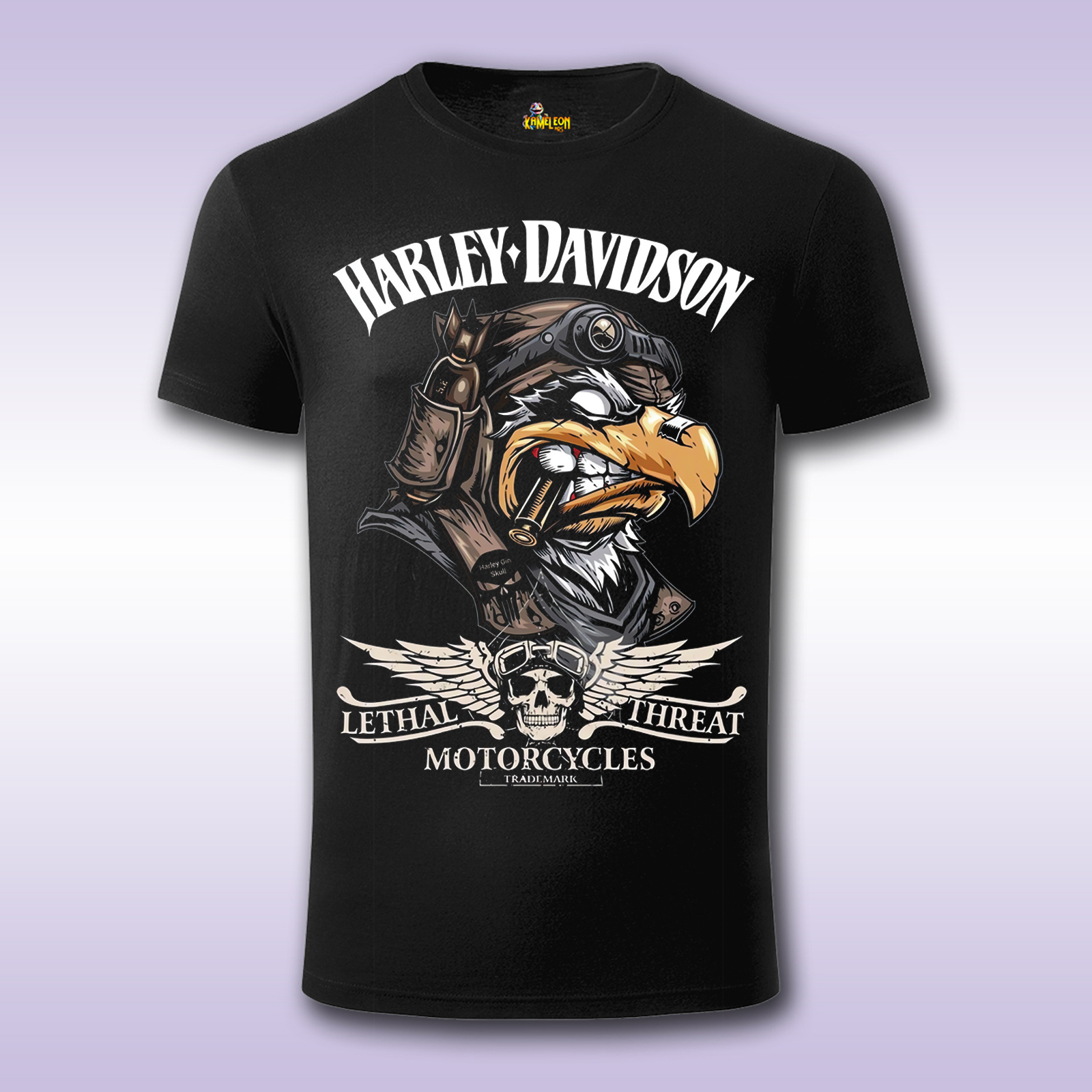 Harley Davidson – majica Fit sa štampom