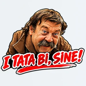 I tata bi sine – majica sa štampom