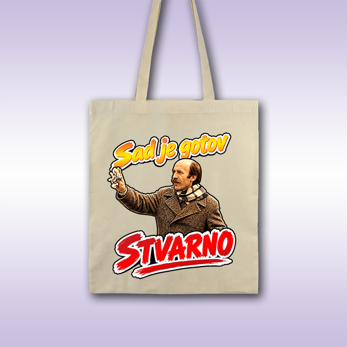 Sad je gotov, stvarno – natur ceger sa štampom