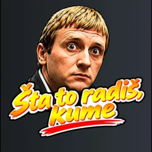 Šta to radiš, kume – majica sa štampom